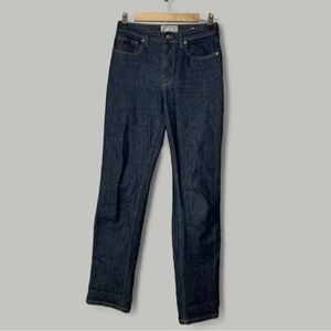Everlane the high rise straight jean in dark wash